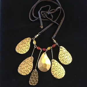 Brass Lucky Brand Necklace